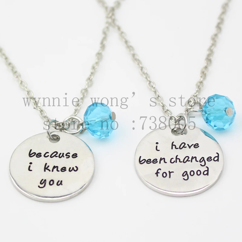 2015 модные вдохновленные ювелирные изделия &quotпотому что я знал был изменен