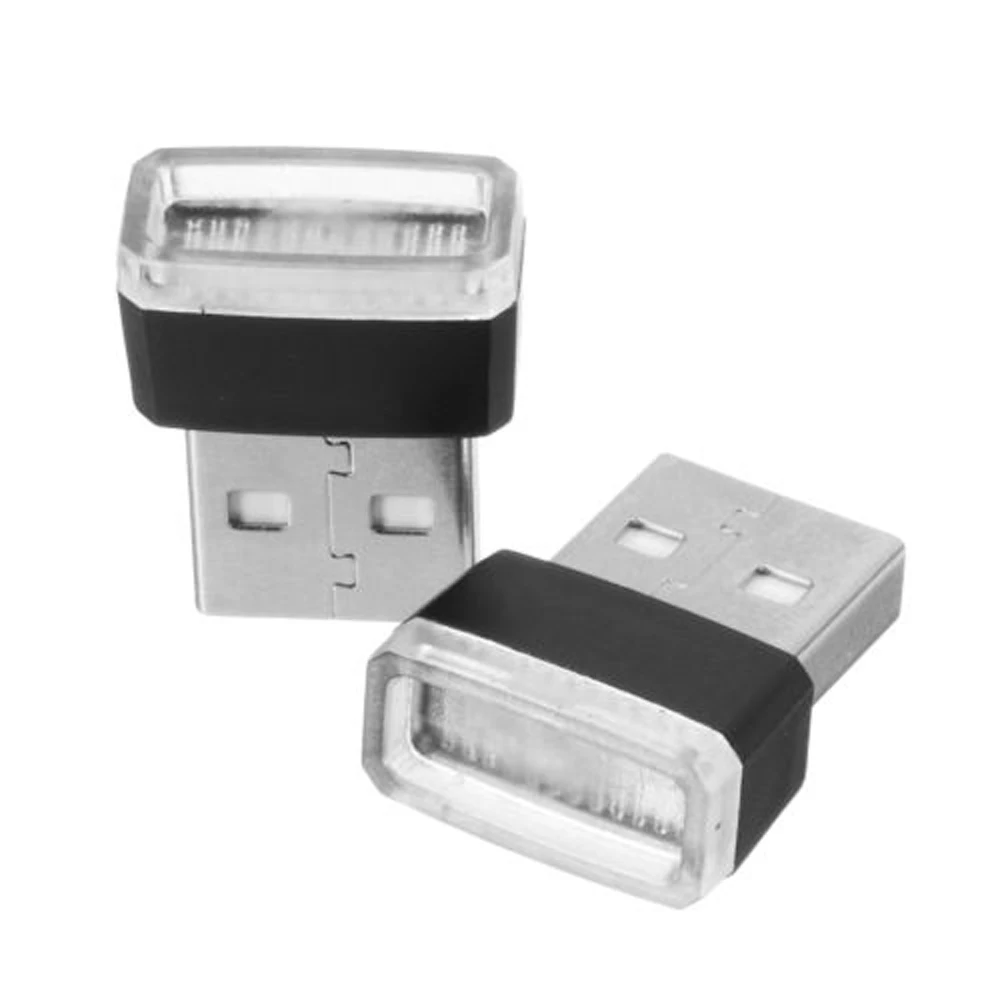 4 вида цветных гибких беспроводных неоновых светодиодных ламп USB для украшения