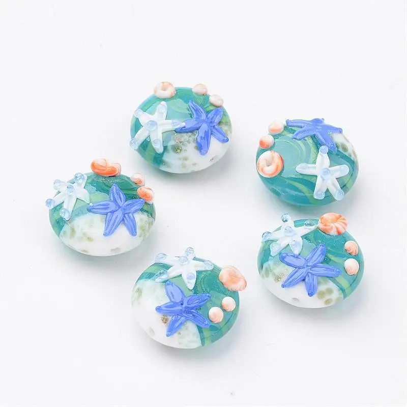 12 шт./кор. бусины-разделители ручной работы в океаническом стиле для изготовления