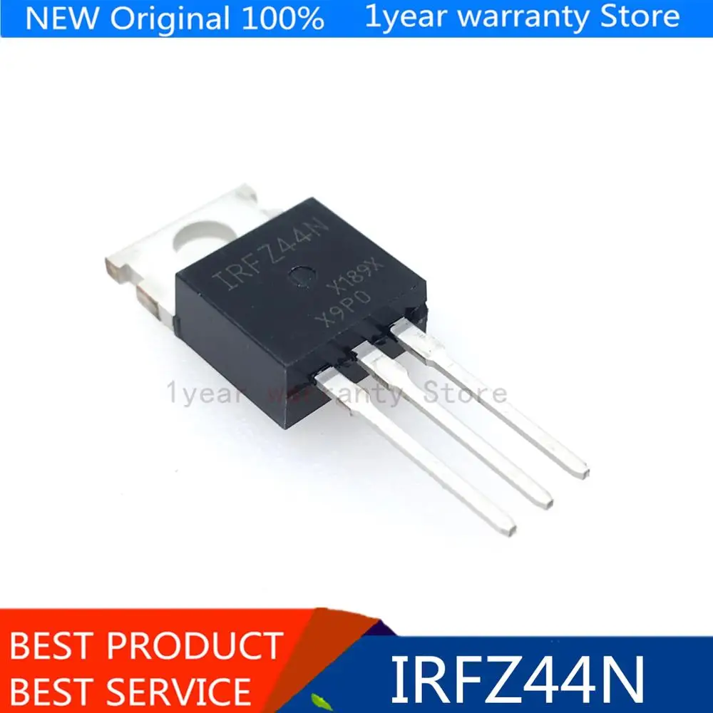 (50 шт.) 100% новый импортный оригинальный IRFZ44NPBF IRFZ44N TO 220 полевой эффект фотофонарь 55