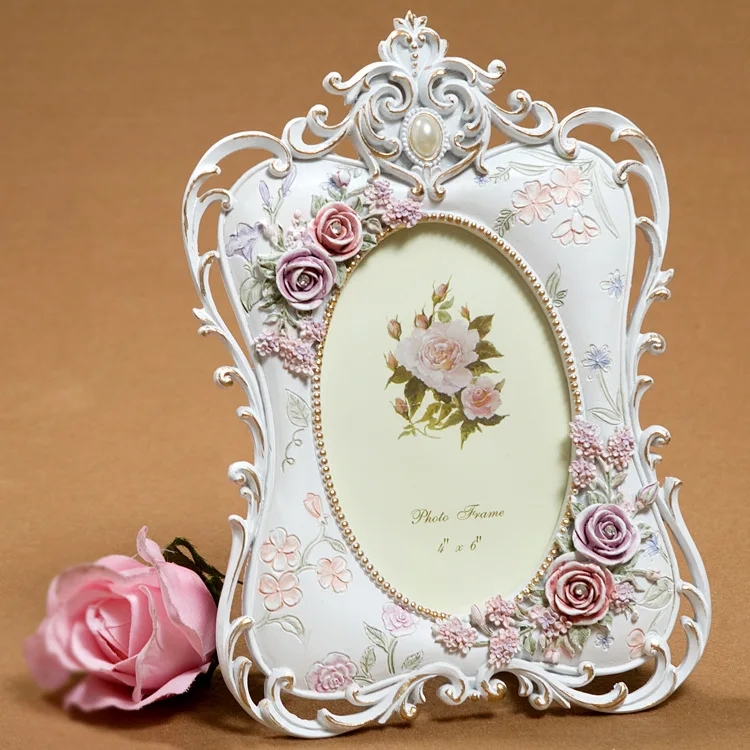 Белые воспоминания односторонняя 6-дюймовая фоторамка Европейская пасторальная
