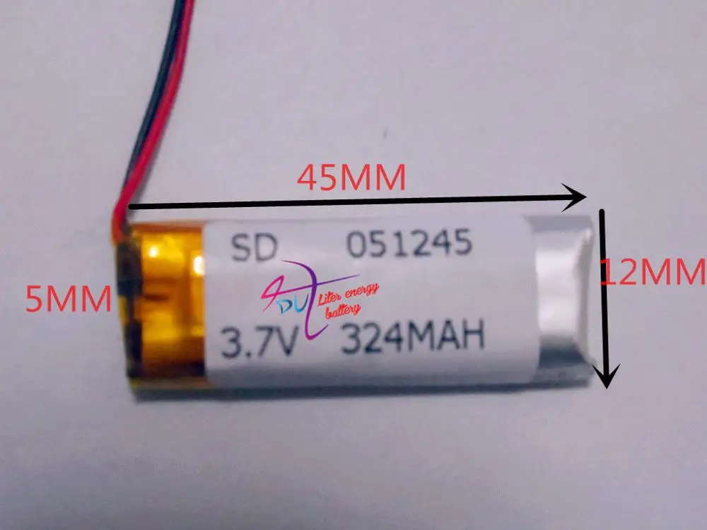 Литий полимерная ручка для Bluetooth гарнитуры 501245 051245 с автоспуском прямые поставки