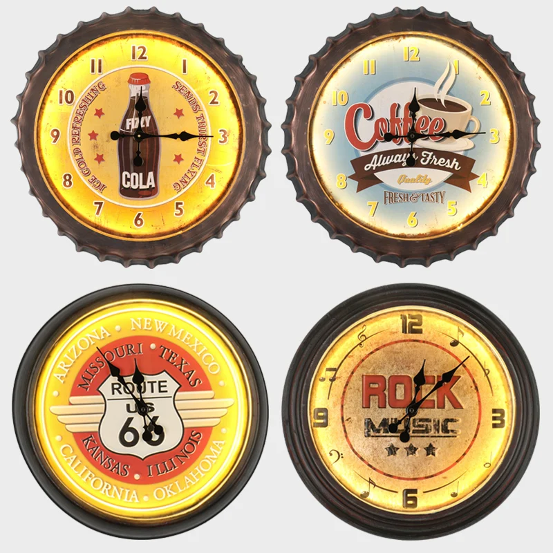 Настенная роспись head Arts Crafts в американском ретро стиле с рисунком железа бара