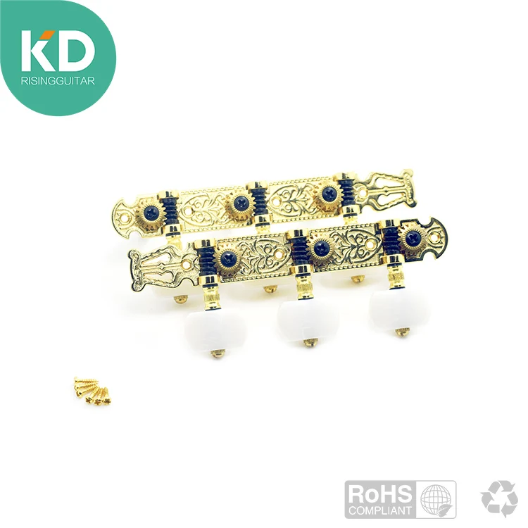 2 шт. в наборе High end классическая гитара колышки Колки для ключей золотой цвет