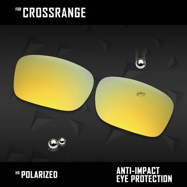 24K Gold OOWLIT линзы для замены солнцезащитных очков Оукли Crossrange OO9361 Поляризованные-разноцветные - Цвет линз: 24K Gold