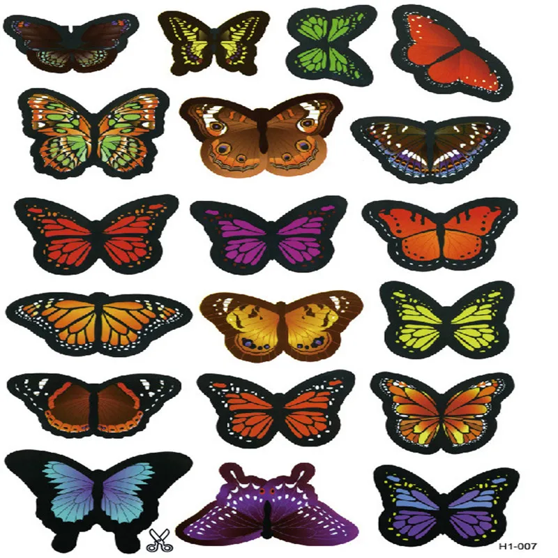 19Pcs/lot New Arrival 3D PVC Butterfly Wall Stickers for kids living room DIY Home Decor on the wall Fridage stickers Decoration | Дом и сад