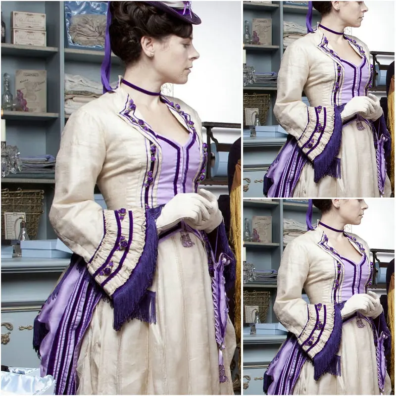 

On sale!19 Century BBC The Paradise Women Vintage Costumes Victorian Civil War Gown Dress Lolita dresses US 4-36 C-181