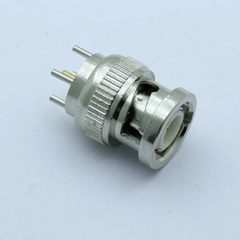 10 шт./лот BNC мужской ПК MONLUT pc коннектор печатной платы крепление 4 Pin Мужской центр