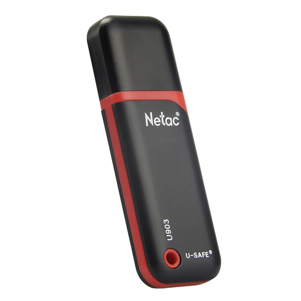 black Netac U903 флеш-диск USB 2,0 8 ГБ 16 ГБ 32 ГБ 64 ГБ флеш-накопитель карта памяти высокоскоростной флеш-накопитель Пластиковый накопитель - Цвет: black