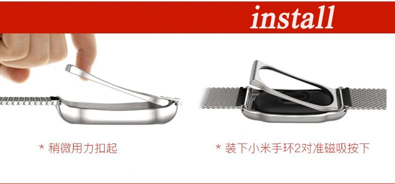 Ремешок для часов для Xiaomi mi 2 3 4 металлический ремешок для mi lanese ремень для mi band 3 2 браслет