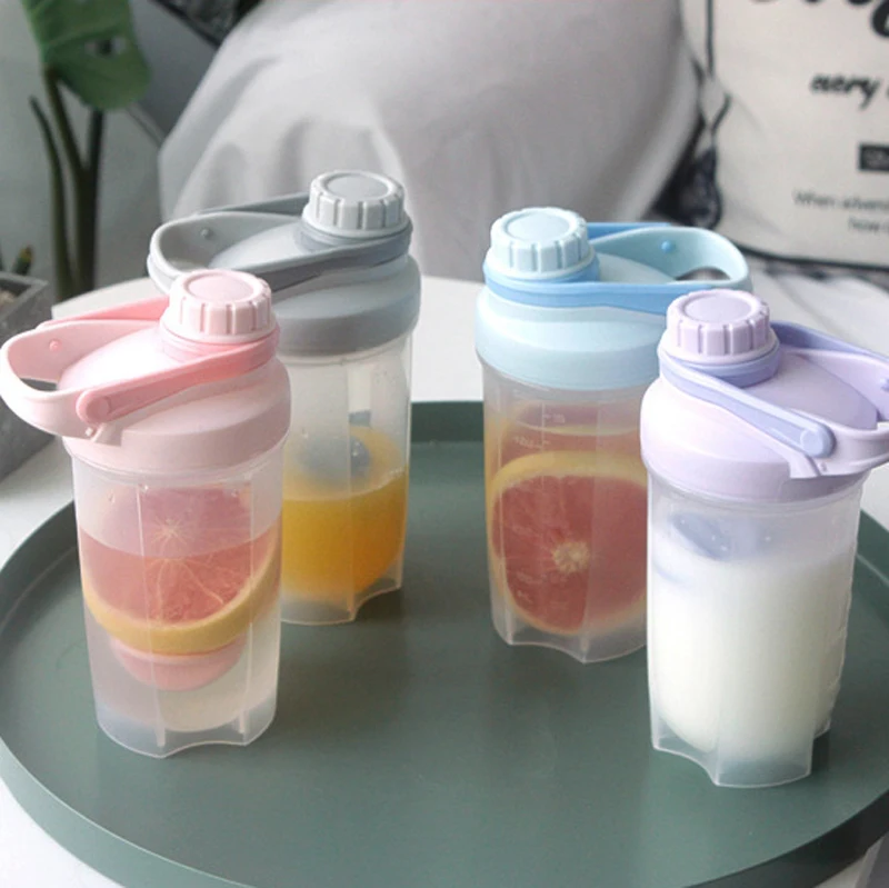 500 мл бутылка для коктейлей посуда напитков молочных протеинов Миксер спортзала