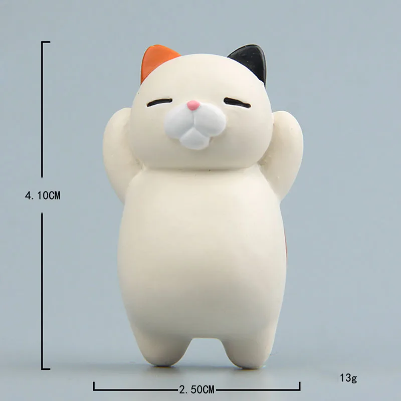 Японский милый жирный кот Мультфильм Креативные трехмерные магнитные пряжки