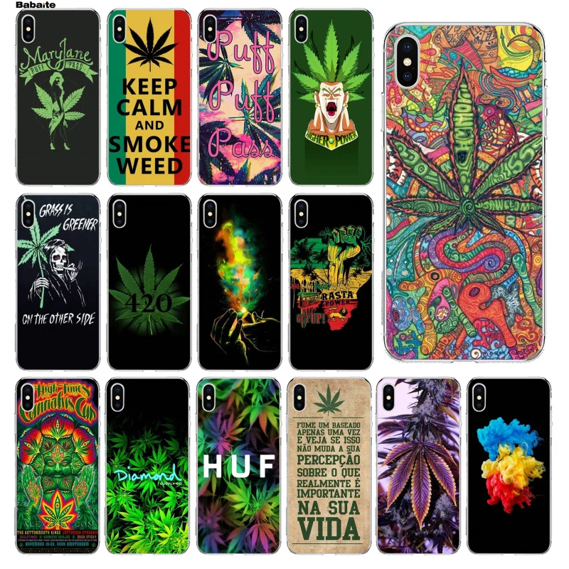 Babaite Art high weeds новейший супер милый чехол для телефона Apple iPhone 5 5S 6 6S 7 8 Plus X XS MAX SE XR