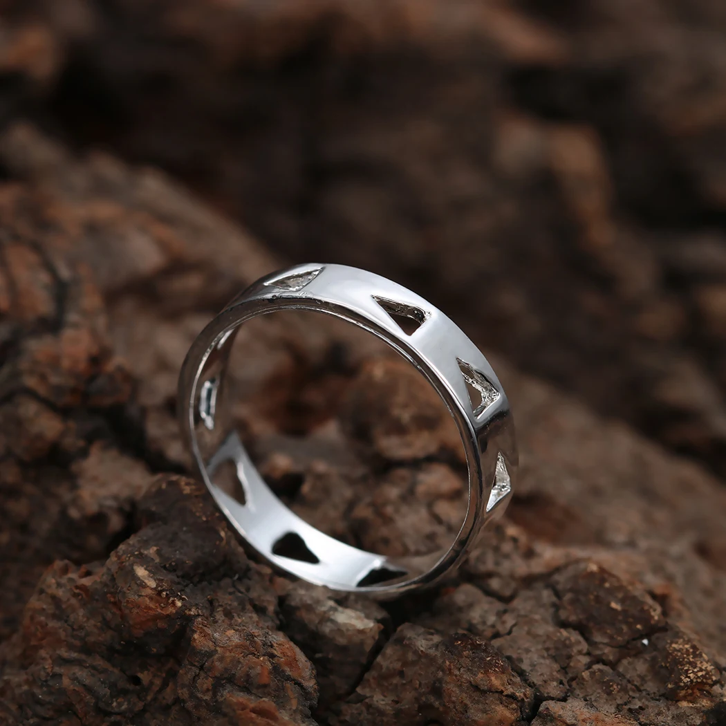 Простые геометрические треугольные кольца Cxwind для женщин и девочек подарочное