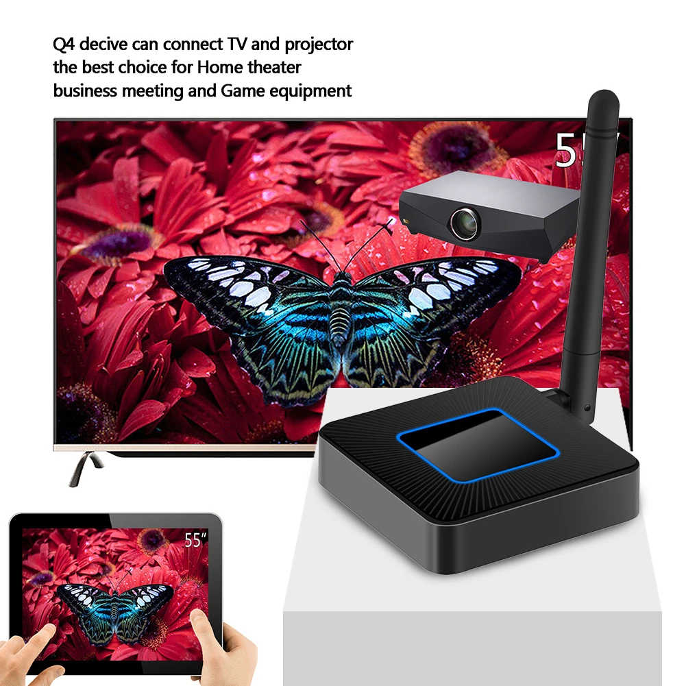 2,4/5G tv Stick Q4 Dongle HDMI AV кабель зеркальное отображение WiFi Дисплей приемник Miracast Google хром литой 1080P DLNA для Android IOS