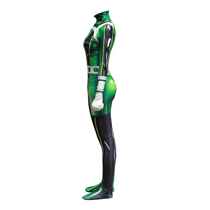 Аниме Мой боку нет героев Академии Asui Tsuyu fracker Zentai боди костюм комбинезон костюмы