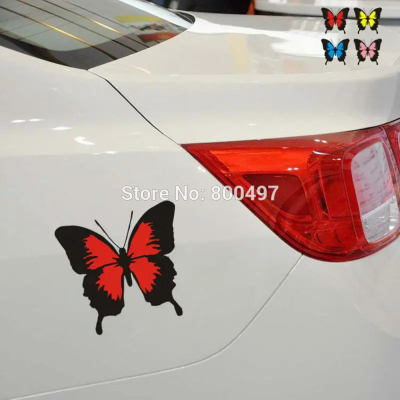 Новые Красивые Креативный дизайн красочный декор в виде бабочек бампер