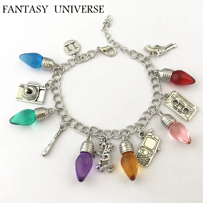 Очень странные дела браслет Цвет Светильник лампы Камера револьвер лента Abaseball