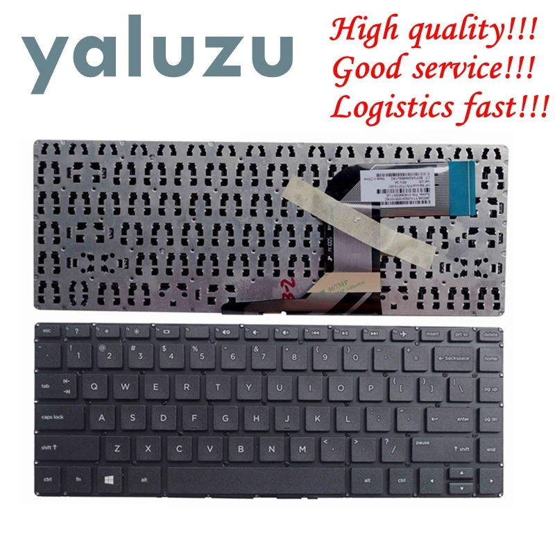 AbYALUZU Новинка для HP Pavilion 14 v064br v065br v066br v060br v061br v062br v063br Клавиатура ноутбука США на