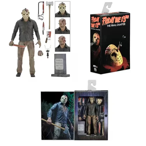 B in PP Bag 5 видов,, NECA Friday, 13th Part 2, 3, 5 V, 6 VI, 3D Джейсон, Фредди, фигурка, игрушка, кукла, подарок на Рождество, день рождения - Цвет: B in PP Bag
