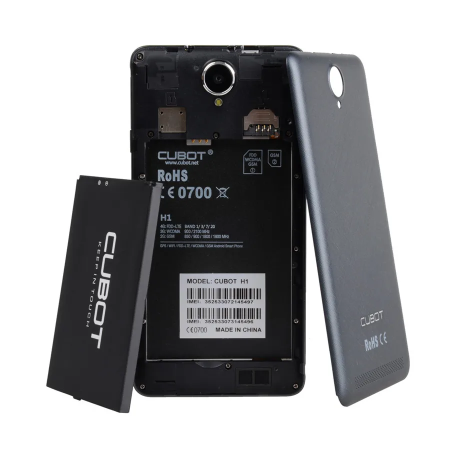 5200 мАч оригинальный Cubot H1 4 г FDD LTE мобильный телефон 5.5 &quot HD MTK6735 четырехъядерных