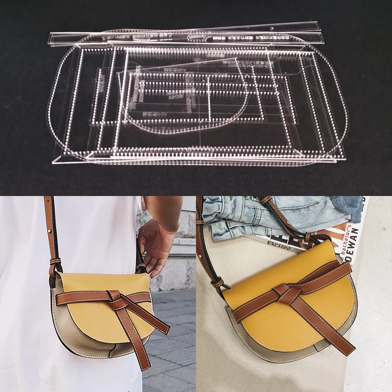 1 Набор DIY акриловый кожаный шаблон для дома ручная работа кожевенное ремесло