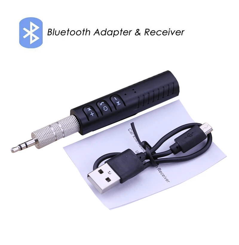 Беспроводной bluetooth приемник аудио музыкальный адаптер звонок для iPhone X 5 6 7 8 Plus 3 мм