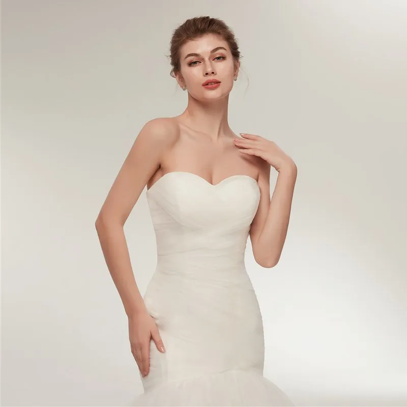 Ruthshen винтажные свадебные платья принцессы русалки дешевые с вырезом для