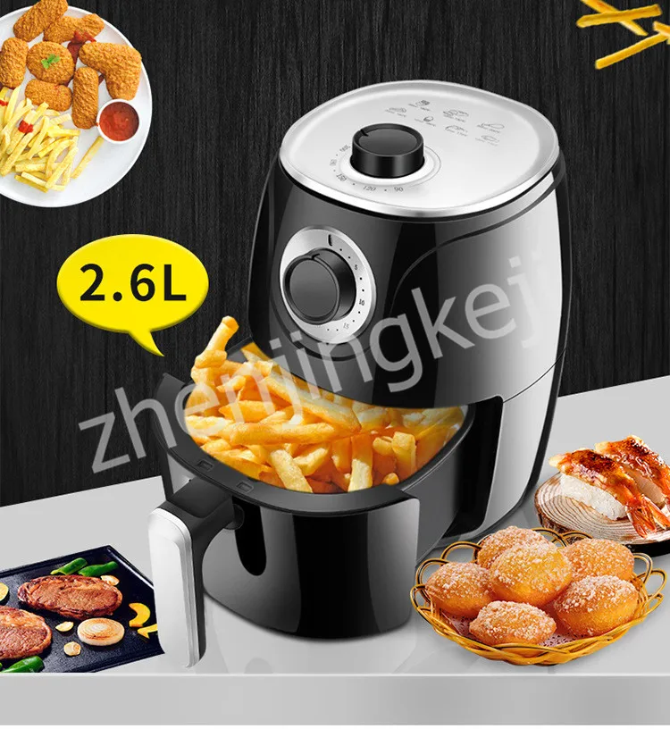 High Capacity Household Intelligent Air Fryer Smoke-free Electric Fryer Fries Machine 2.6L Multifunction Low Fat Non-stick Pan
