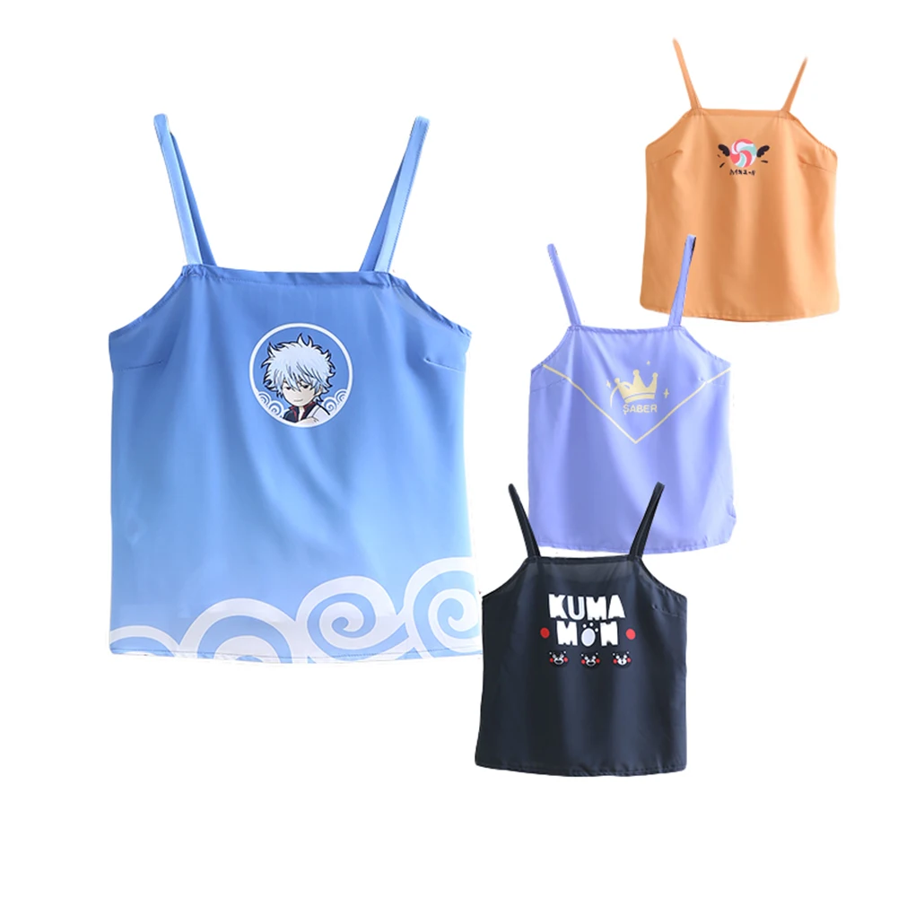 Brdwn FATE Onmyoji Gintama haikyuu Sasuke Kazuto Miku Kumamon hoppou seiki Mikazuki Munechika жилет для косплея Camisole |