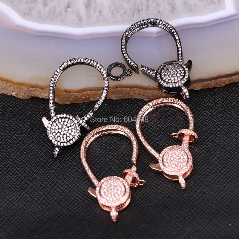 5 шт. застежки карабины для браслетов и ожерелий 22 х29 мм|lobster clasp|rhinestone lobster clasprhinestone