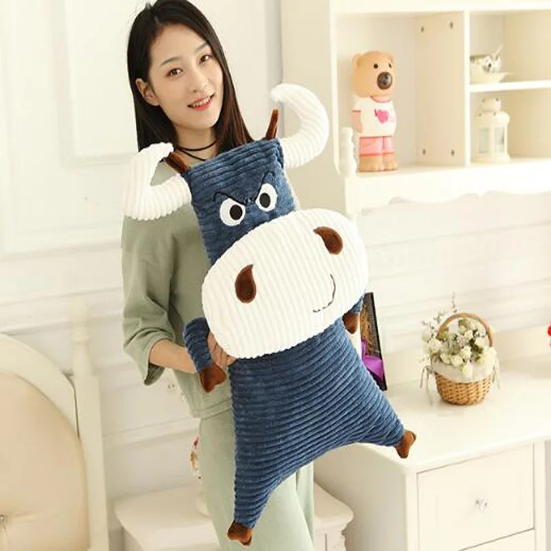 Милая кукла Big Bull плюшевая игрушка из грубой ткани корова мягкие игрушки для