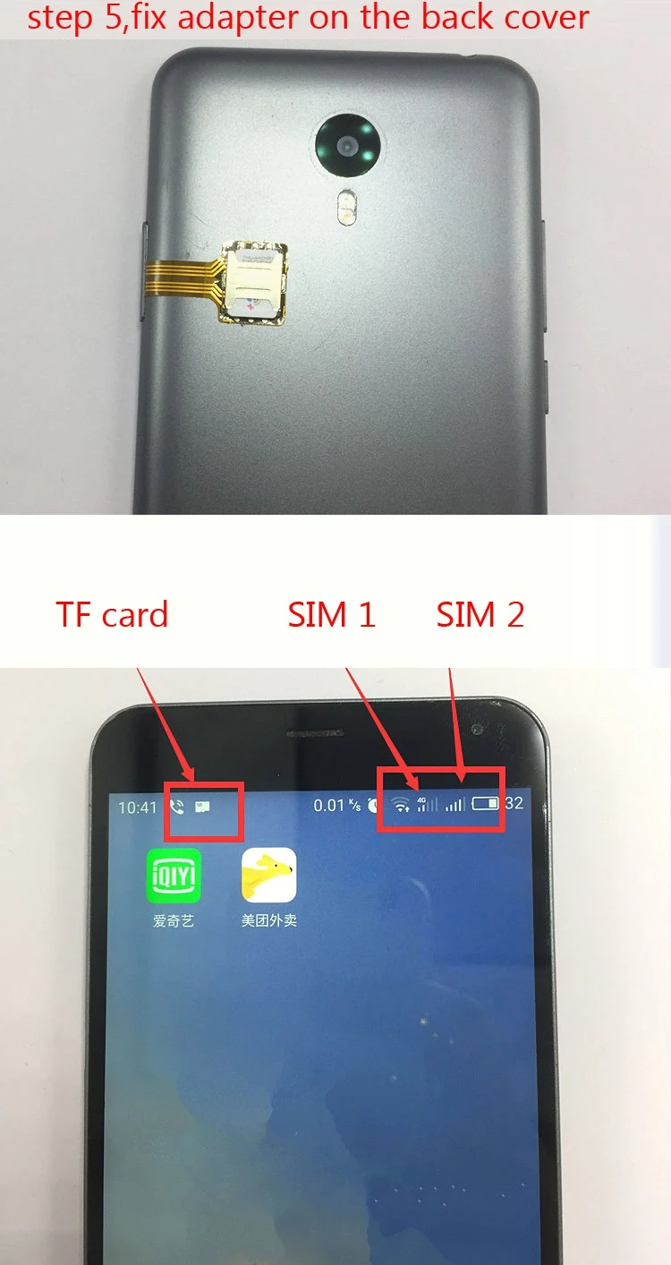 Гибридный двойной sim-карта Micro SD переходник для sd-карт для Xiaomi Redmi для Meizu Huawei Double 2 Nano Mini Micro SIM Слот Беспроводные адаптеры
