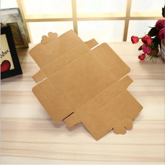 15,5x15,5x3 см, коробка из крафт-бумаги, коробка для торта/печенья, печенья, упаковочная коробка, Рождественская картонная подарочная коробка, 35 шт./лот