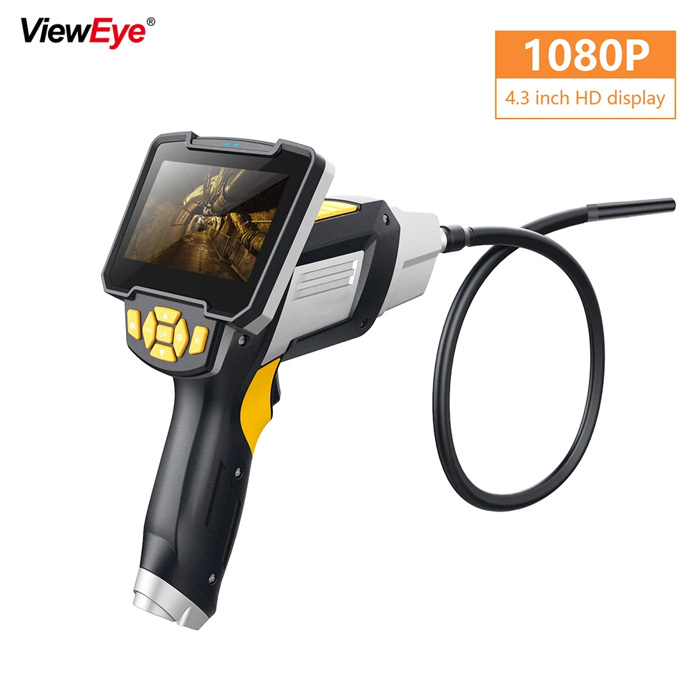 Камера видеонаблюдения ViewEye ручной эндоскоп 4 3 дюйма 1080P 1 м 5 10 6