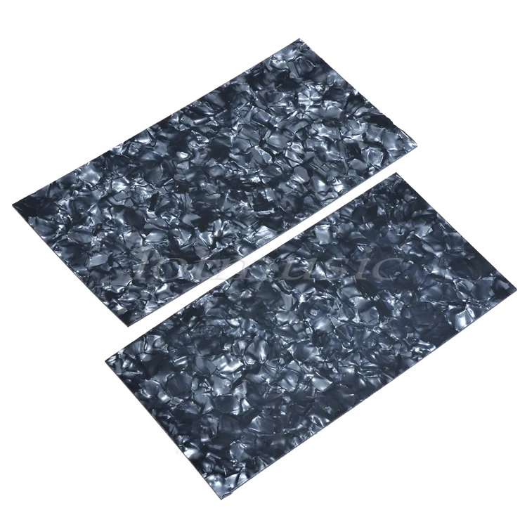 2 шт. шпон для гитарной головки серые Чехлы Cellolulid жемчужная инкрустация Luthier|head