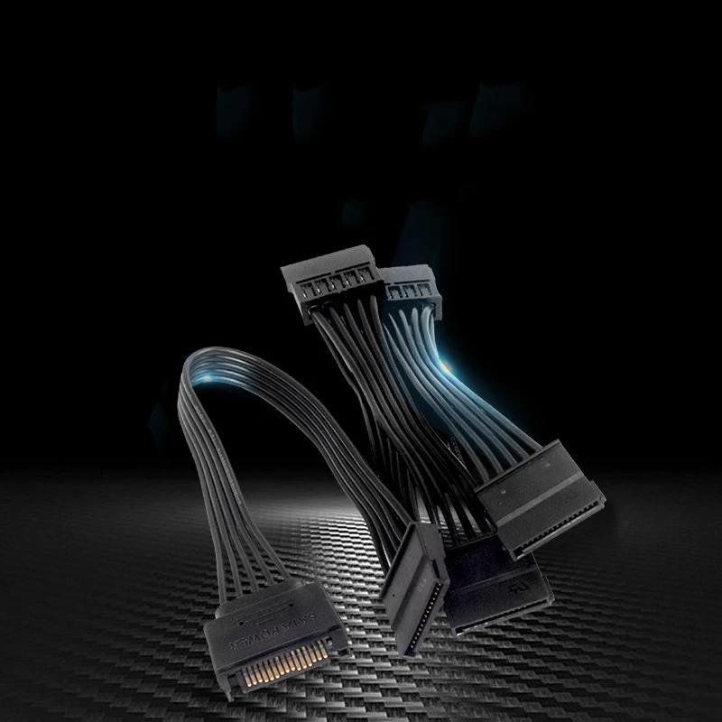 SATA Power Cable for HDD 15Pin male to 5-ports female Computer Hard Drive Cage Caddy Female | Компьютеры и офис