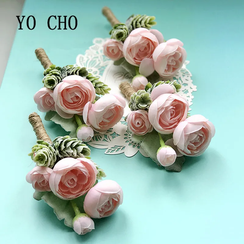YO CHO DIY шелковая лента для галстука корсаж невесты ручной декоративный браслет