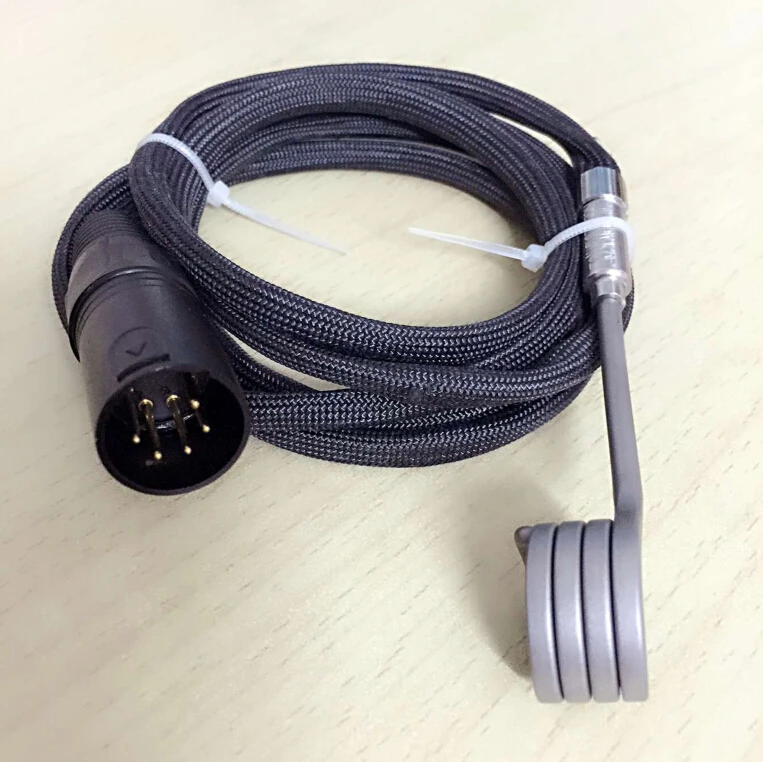 

ID.15.8mm,height 12.7mm,120V 100W Thermocouple K,Kevlar Sleeve 1500mm wire length e-nail coil heater with black male XLR plug