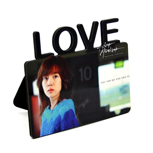 10 шт./лот сублимационные пустые деревянные фоторамки сделай сам рамка love MDF