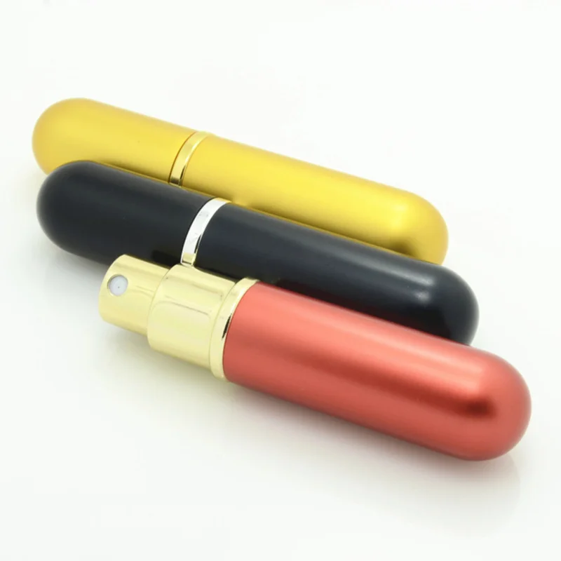 Оптовая продажа 20 шт. 5 мл пустая стеклянная бутылка с распылителем современный