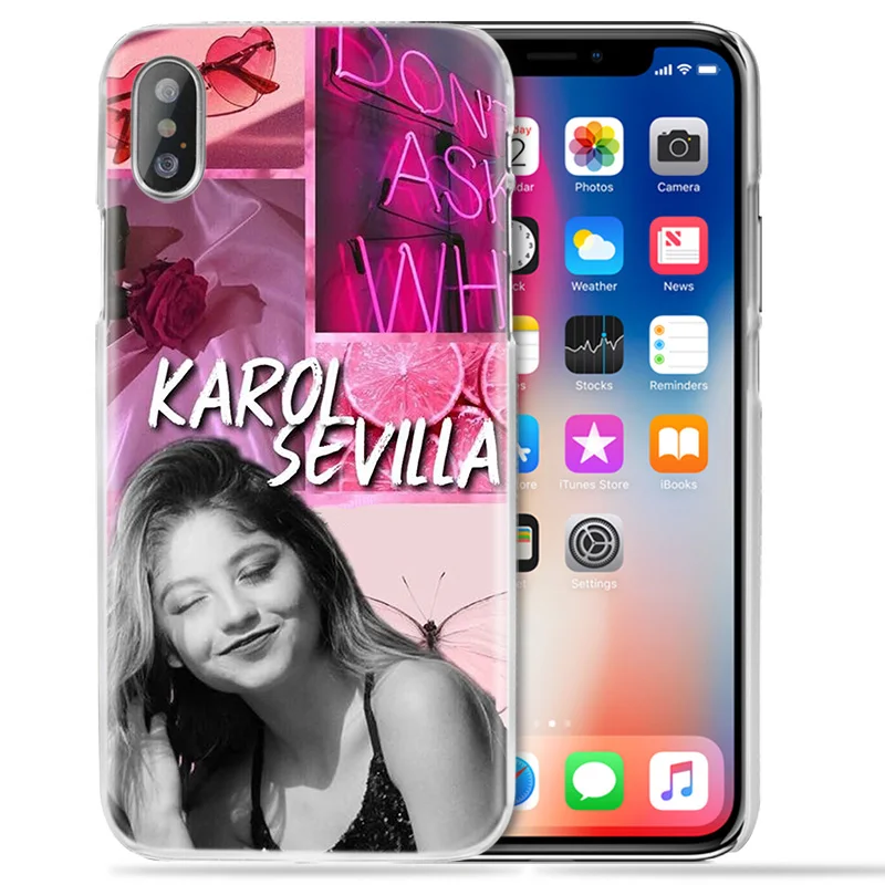Soy Luna чехол для iPhone XS Max XR X 10 7 S 8 6 6 S плюс 5S SE 5 4S 4 5C Роскошный прозрачный жесткий чехол PC Fundas Capa чехол для телефона Coque Hot