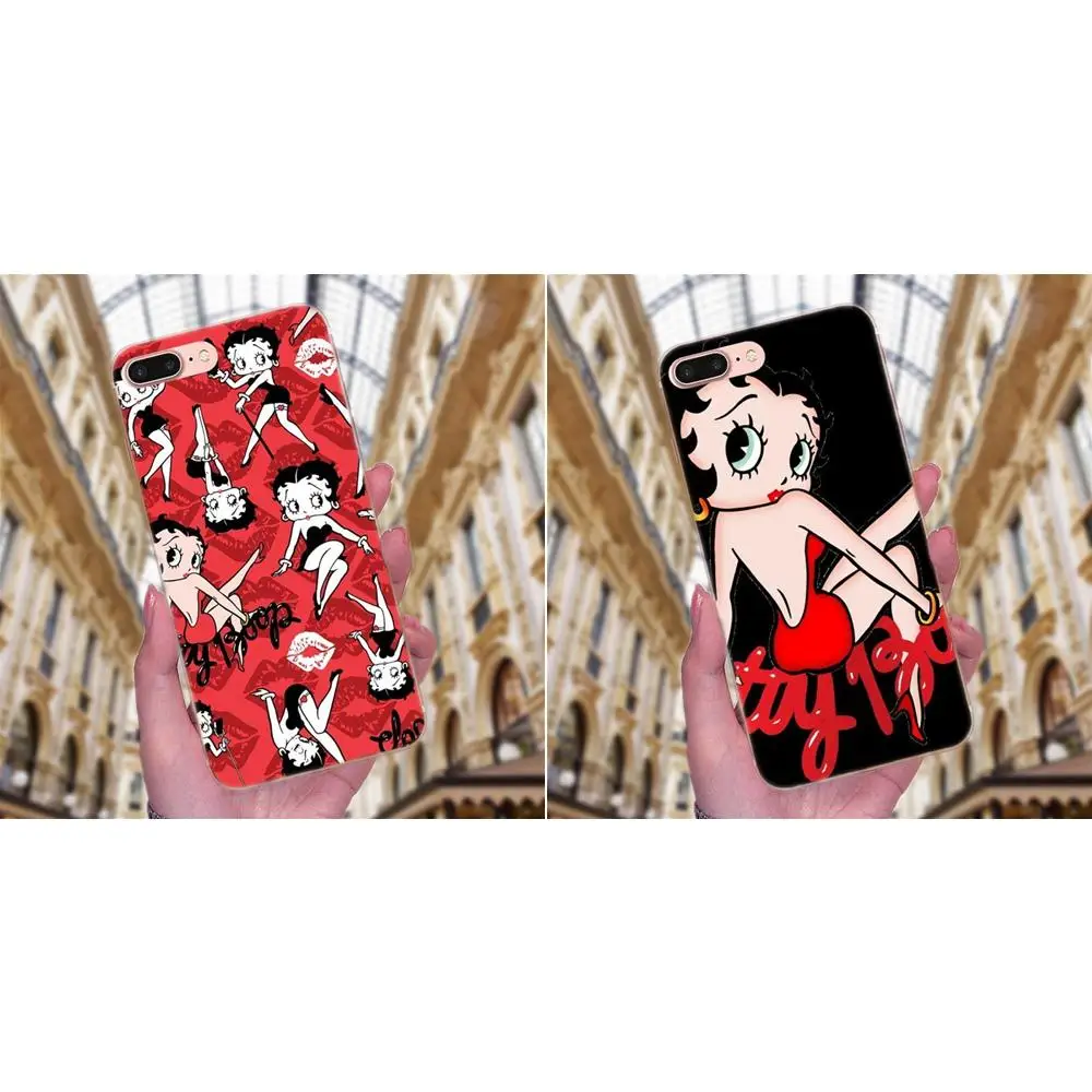 Soft Fashion Mobile Phone Betty Boop For Galaxy J1 J2 J3 J330 J4 J5 J6 J7 J730 J8 2015 2016 2017 2018 mini Pro | Мобильные телефоны