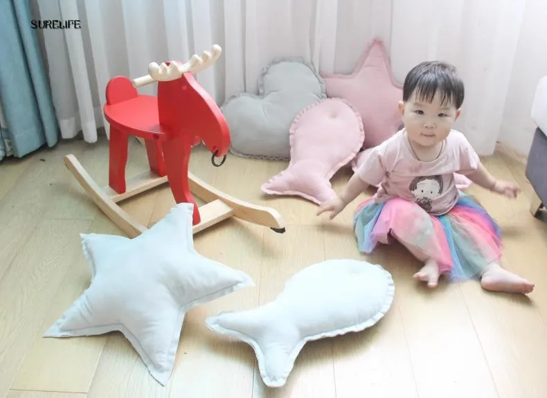 1 шт. декоративная плюшевая подушка в форме рыбы|Подушка| |