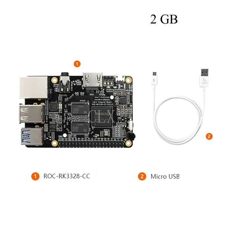 ROC RK3328 CC Поддержка Gigabit Ethernet USB 3 0 отображение 4k видео и Ubuntu (убу́нту операционная