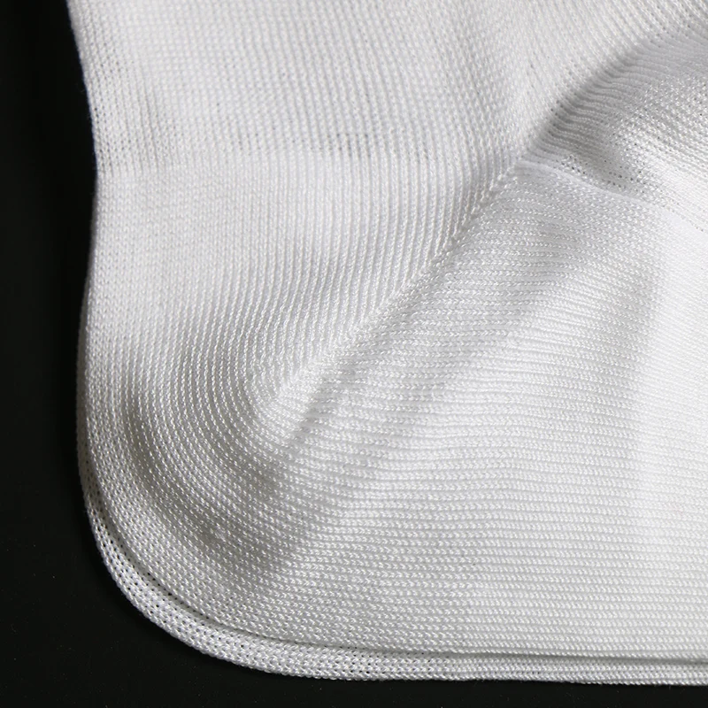 5 пар/лот 2020 летние мужские черные/белые однотонные носки из меха хлопковые