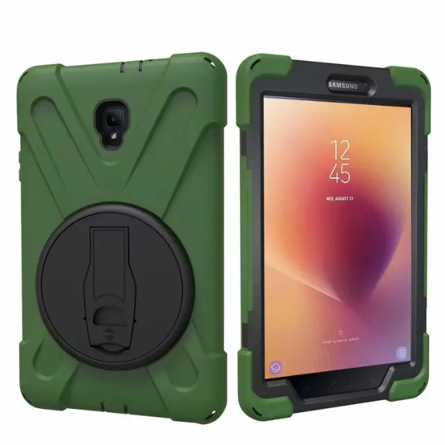 Для samsung Galaxy Tab A 8,0 T380 T385 чехол Amor Defender Cover Гибридный сверхмощный ударопрочный противоударный чехол для планшета - Цвет: Army Green