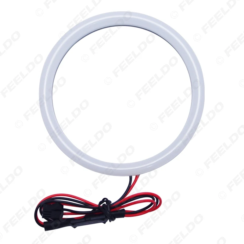 FEELDO 4X106mm Car Xenon Cotton Angel Eyes Halo Ring Light DRL For BMW E46 Coupe 2D (04+)/E46 Cabrio/Z3 Headlight #HQ2238 | Автомобили и