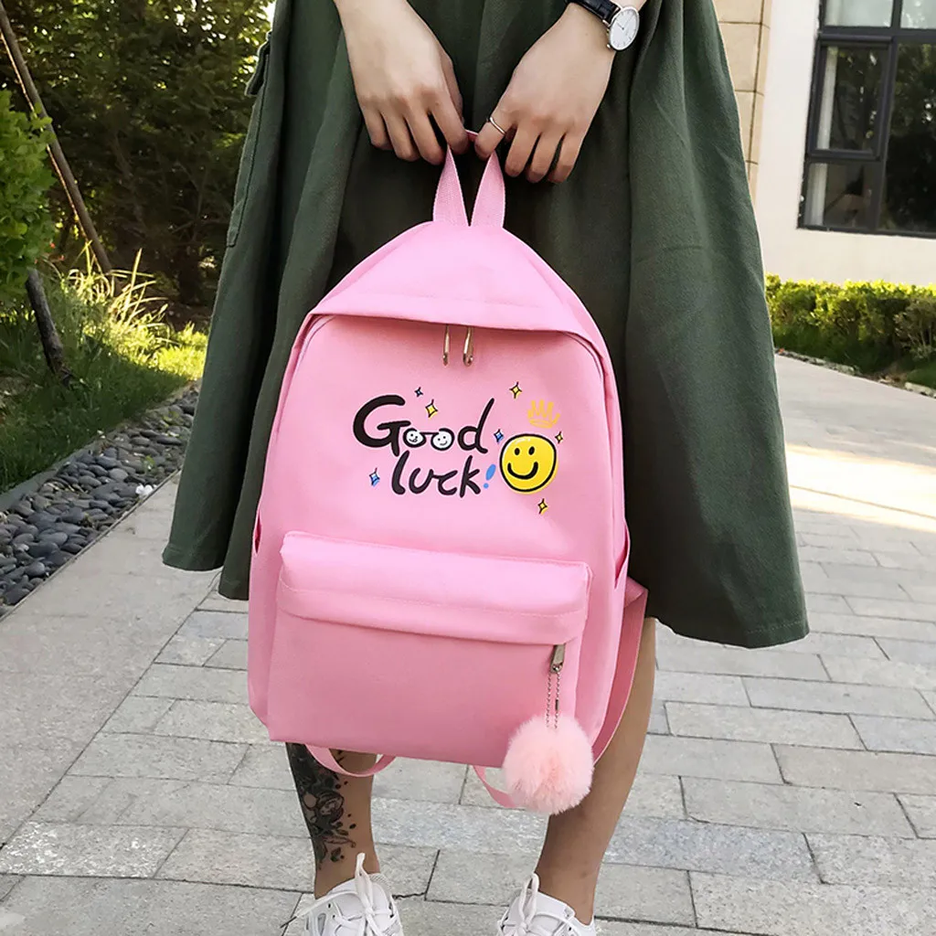 Aelicy 4 шт./компл., милый рюкзак Mochila, рюкзак на плечо, рюкзаки для путешествий, рюкзаки для отдыха, рюкзаки для подростков, девочек, мальчиков, школьный рюкзак