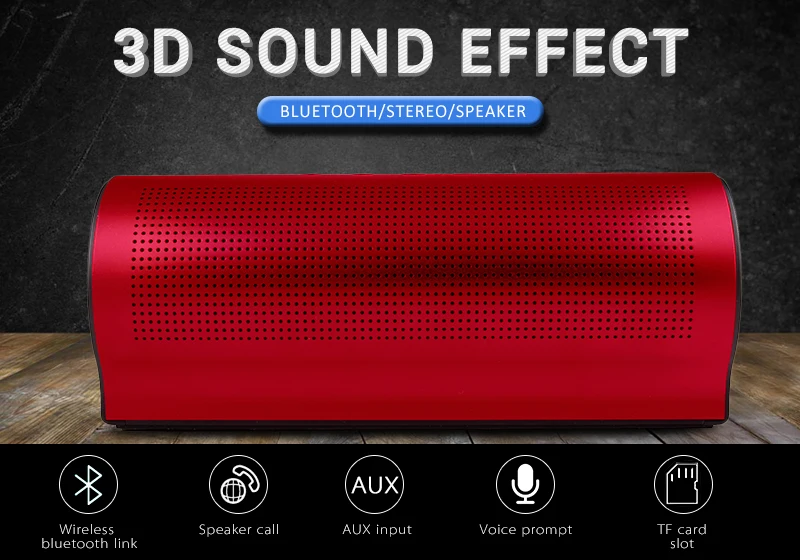 Беспроводная Bluetooth колонка, PN-13, портативная, Hi-Fi, беспроводная, стерео, супер бас, звуковая коробка, громкая связь, 18 Вт, 2200 мАч, динамик для телефона